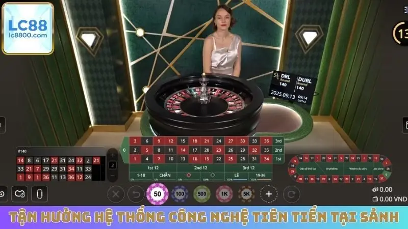 Tận hưởng hệ thống công nghệ tiên tiến tại sảnh